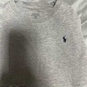 Children’s Polo Ralph Lauren gray T-shirt, size small (7)